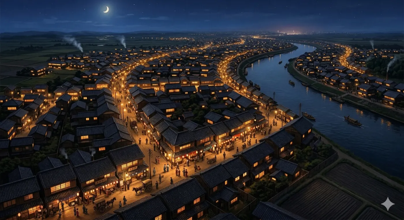 江戸川の夜景